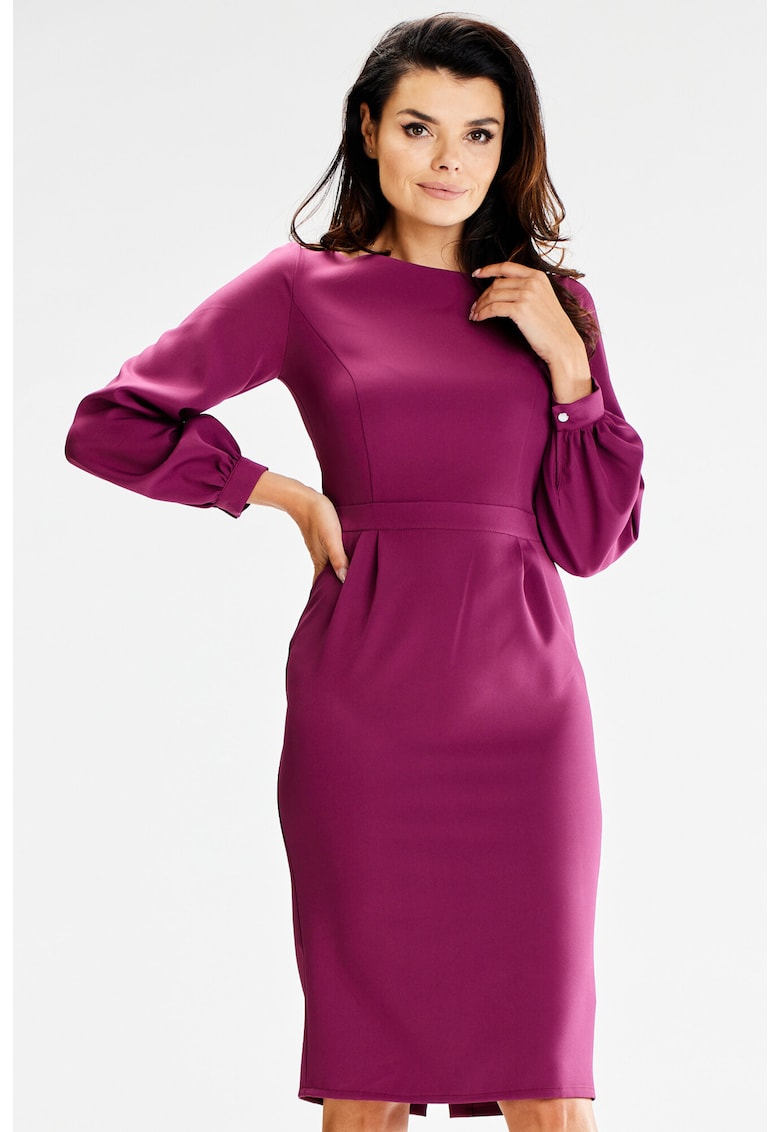 Rochie dama Poliester - A597 - Plum