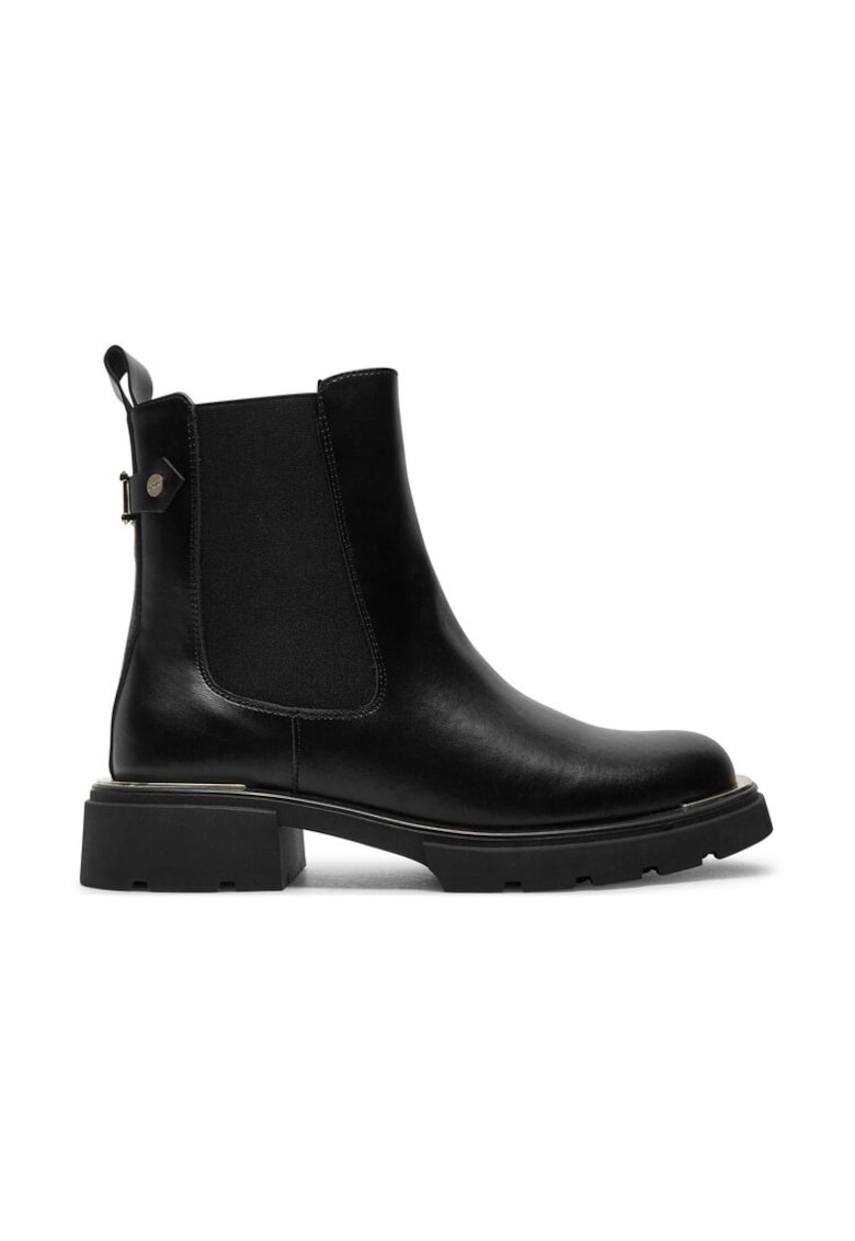 Ghete Jodhpur OO2N4147 Negru -  Piele naturala