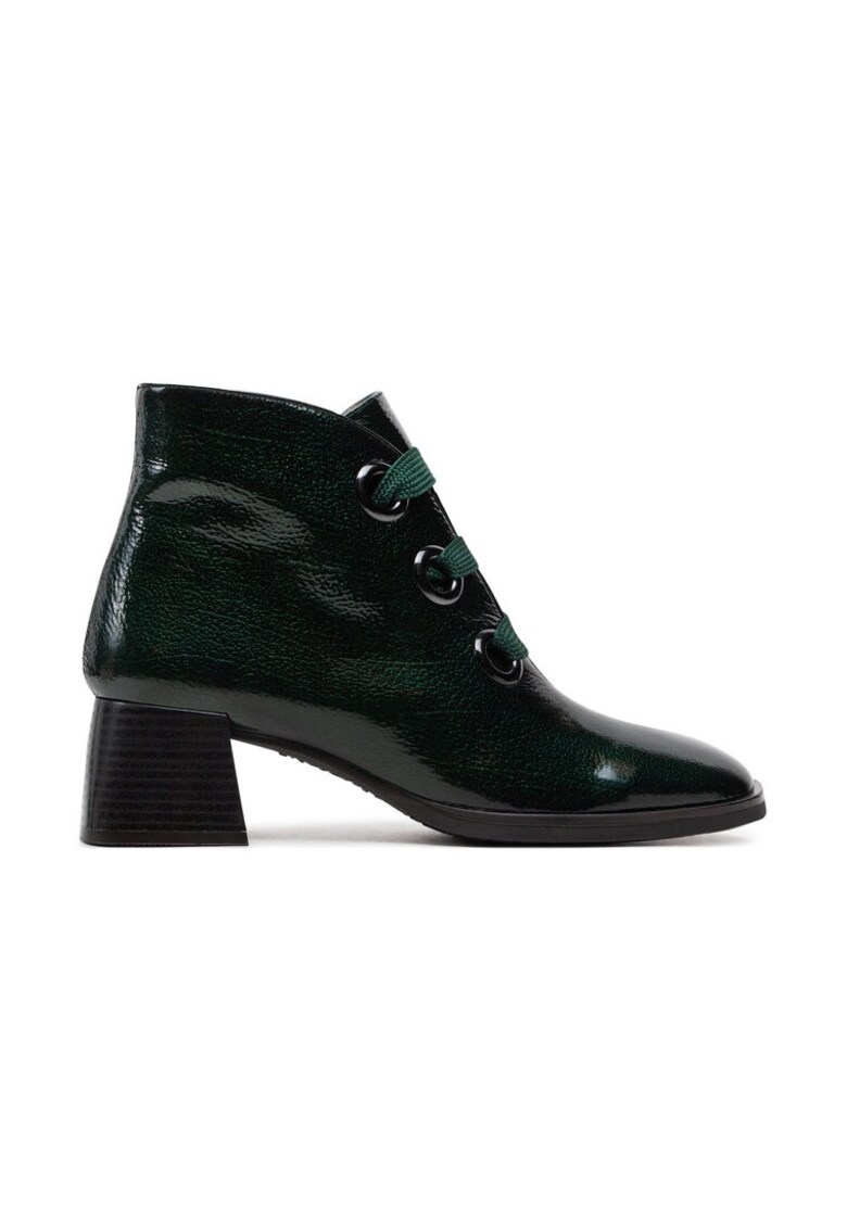 Botine Rio-I24 HI243635 Verde - Piele lacuita