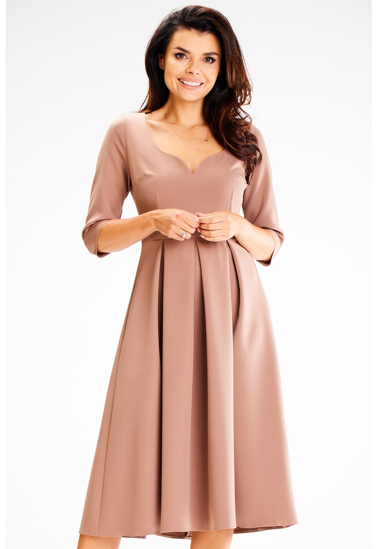Rochie dama Poliester - A598 - Cappuccino -