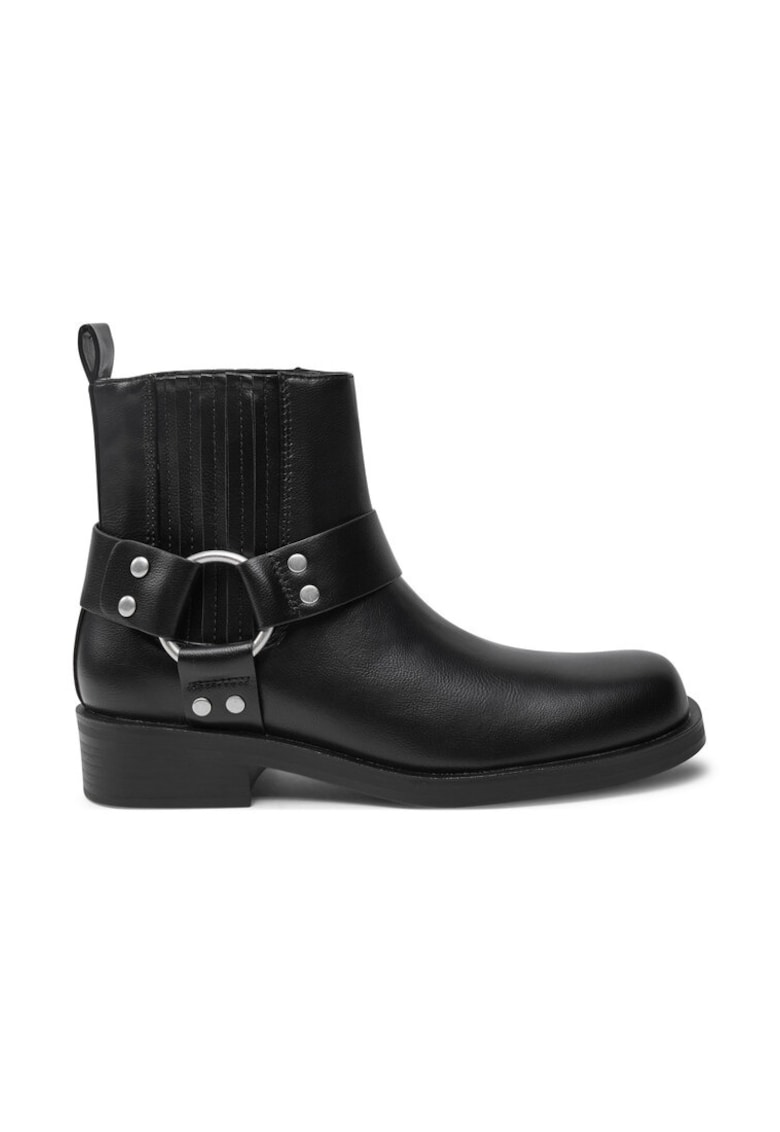 ONLY Shoes Botine Bax 15329813 Negru - Piele ecologica