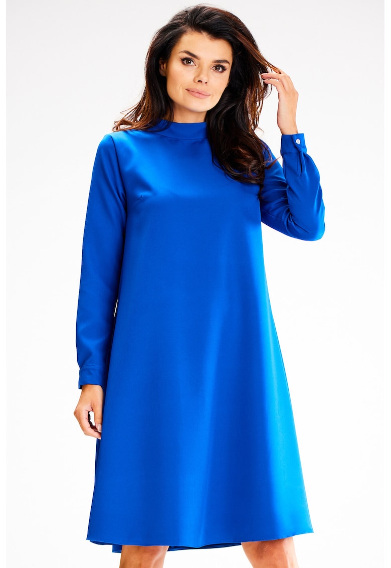 Rochie dama Poliester - A599 - Albastru -