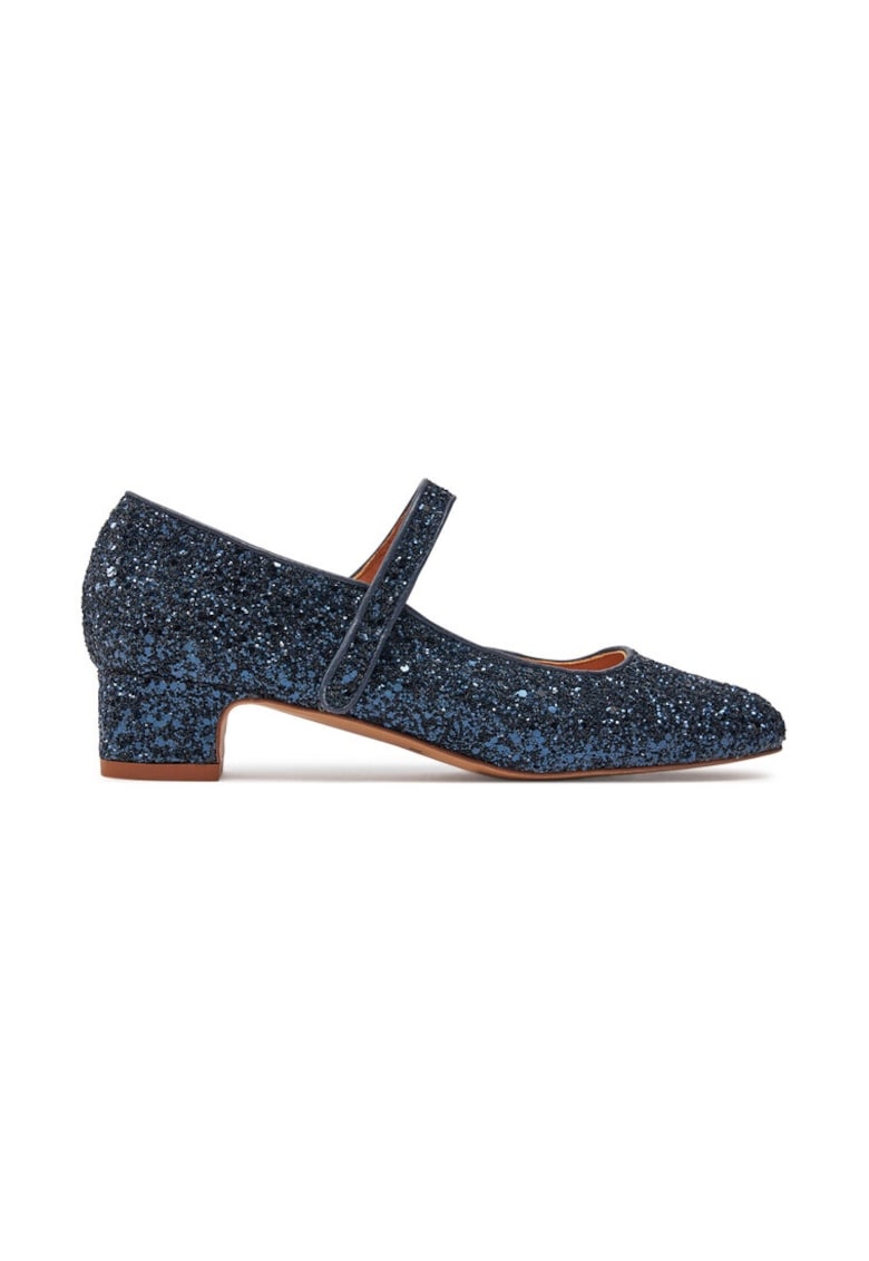 Pantofi Dora Bleumarin - Textil