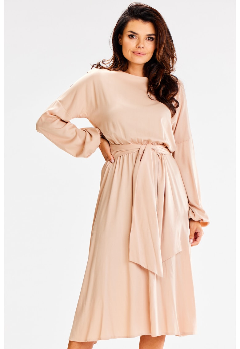 Rochie dama Viscoza - A602 - Bej -