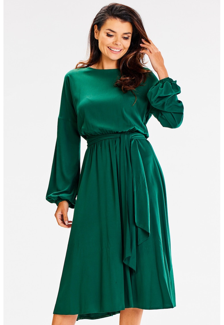 Rochie dama Viscoza - A602 - sticla -