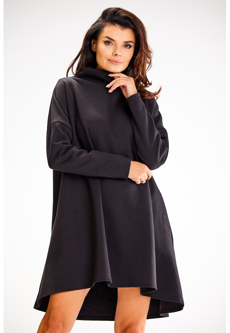 Rochie dama Bumbac A609 - Neagra -