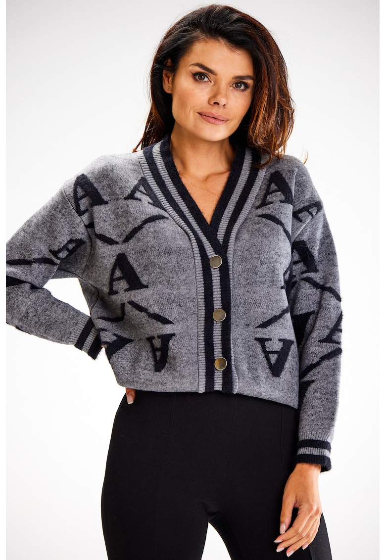 Pulover dama nylon Gri