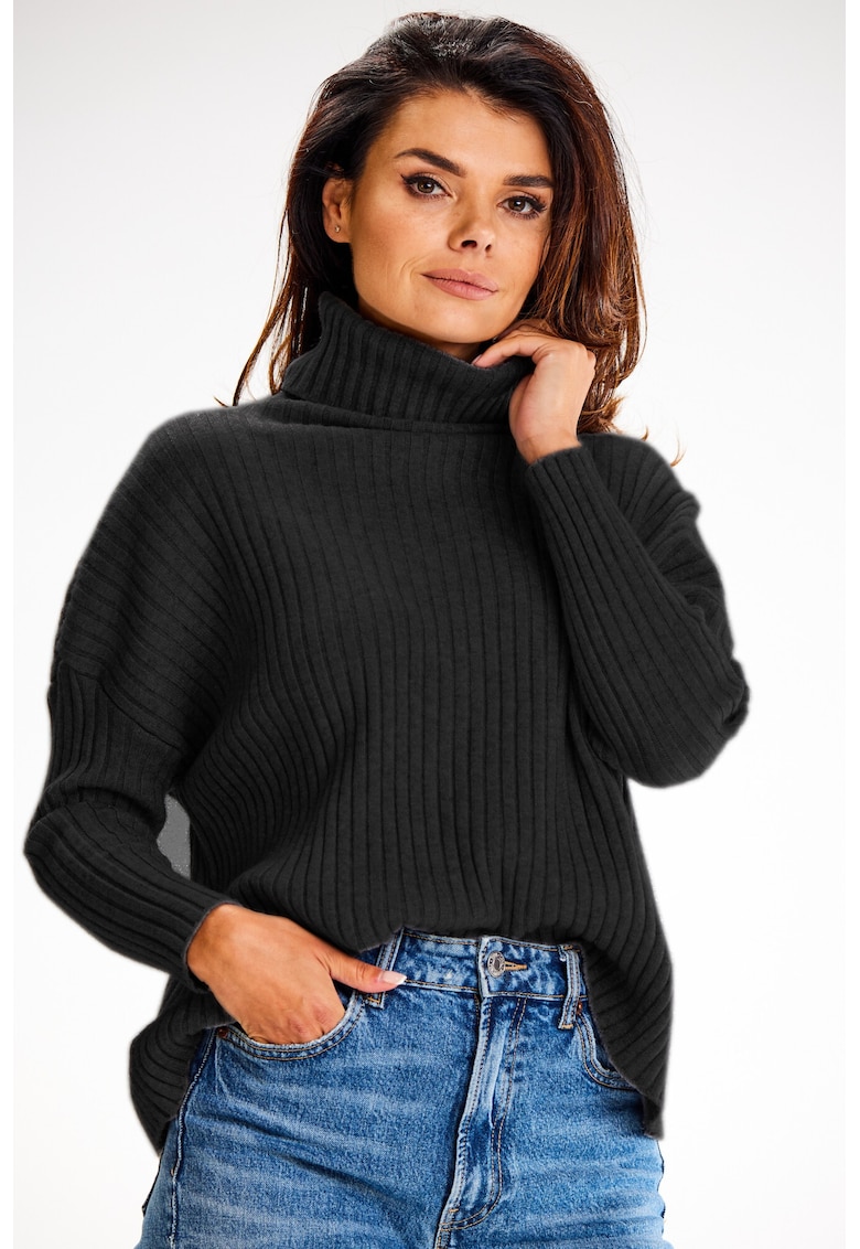 Pulover dama viscoza Negru -
