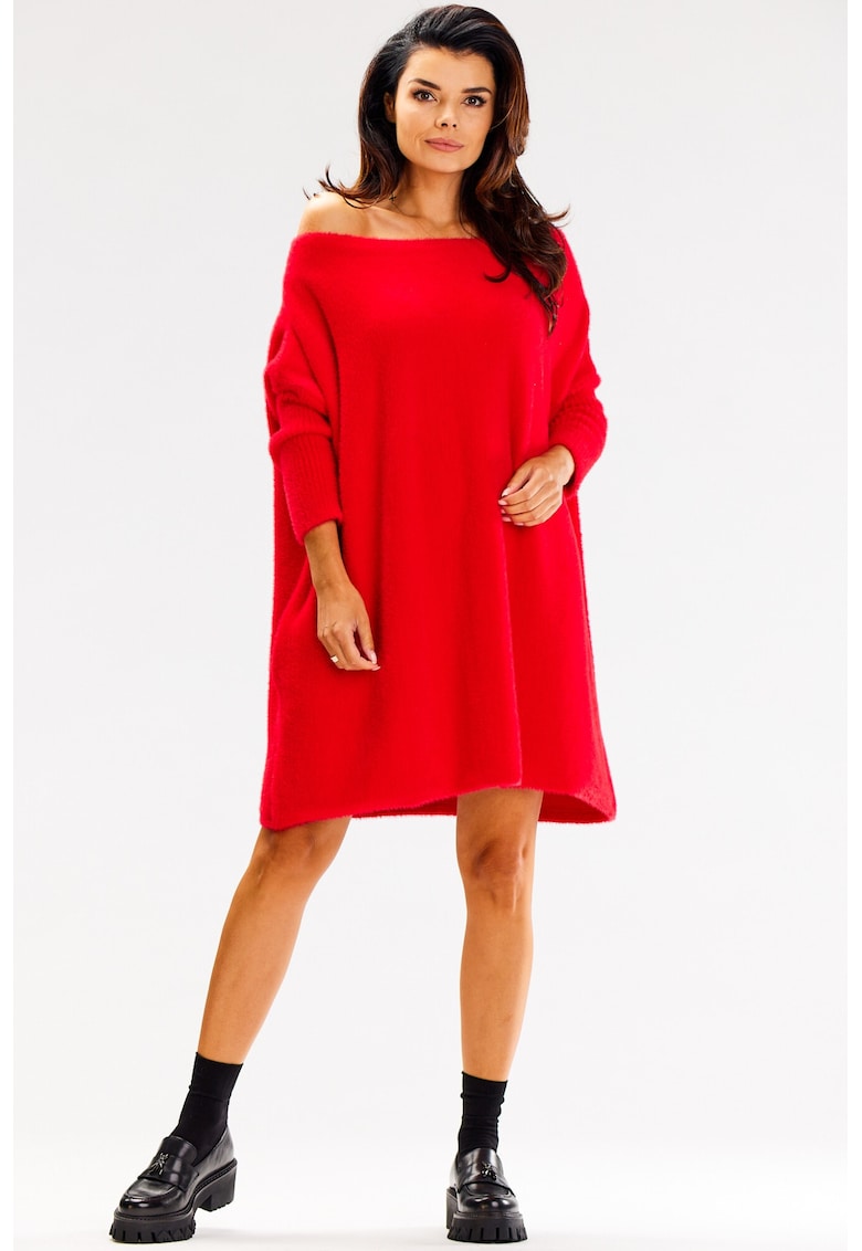 Pulover dama nylon Rosu