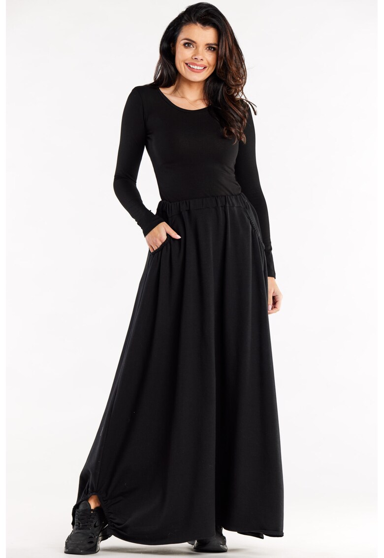 Fusta dama bumbac negru