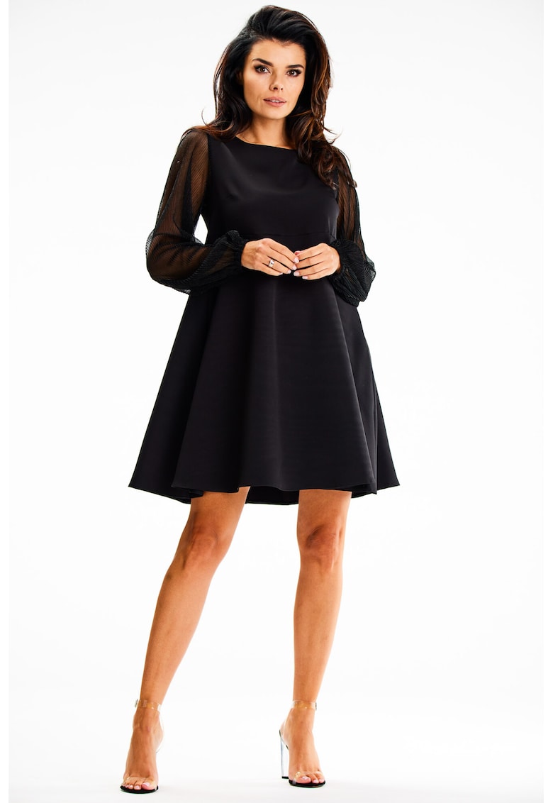 Rochie dama Poliester - Negru A622