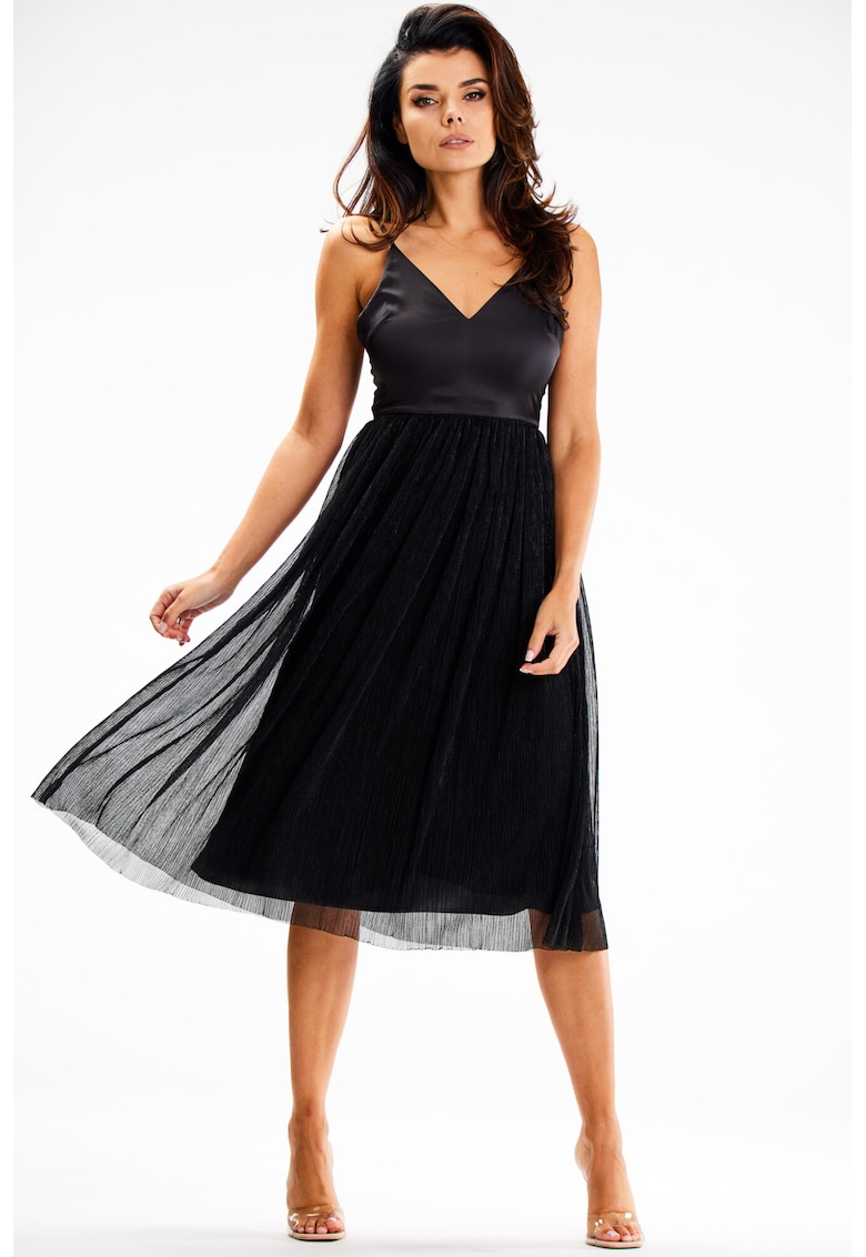 Rochie dama Poliester - Negru A624