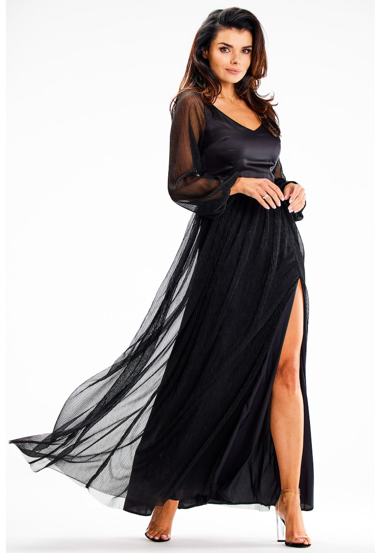 Rochie dama Poliester - A626 - Negru