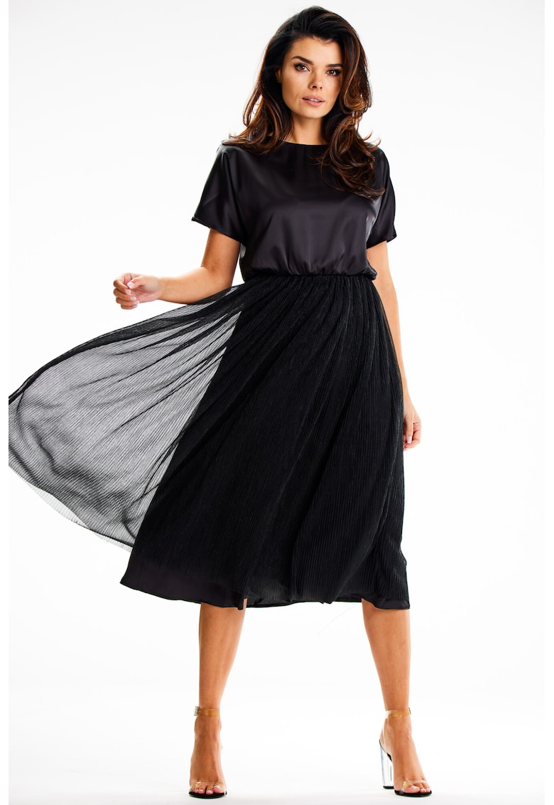 Rochie dama Poliester - Negru A627