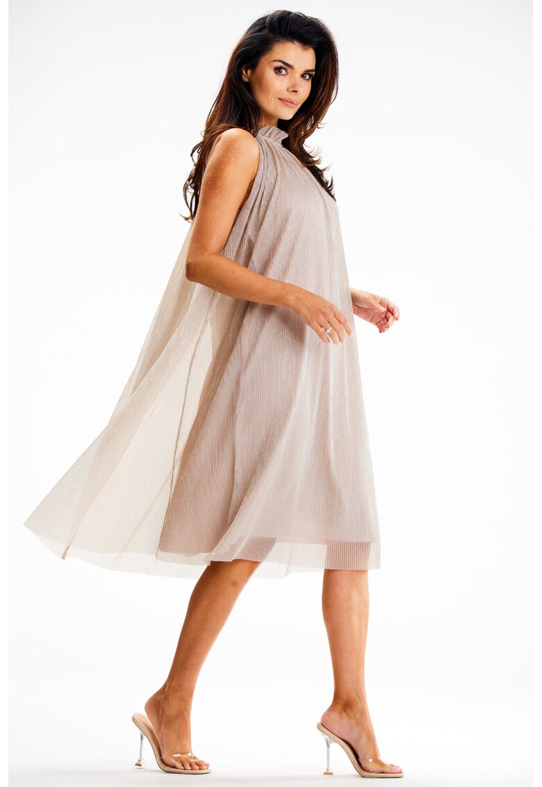 Rochie dama poliester - A629 - Bej -