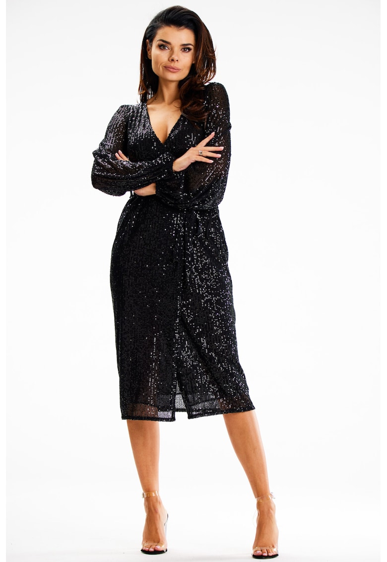 Rochie dama poliester - negru A632