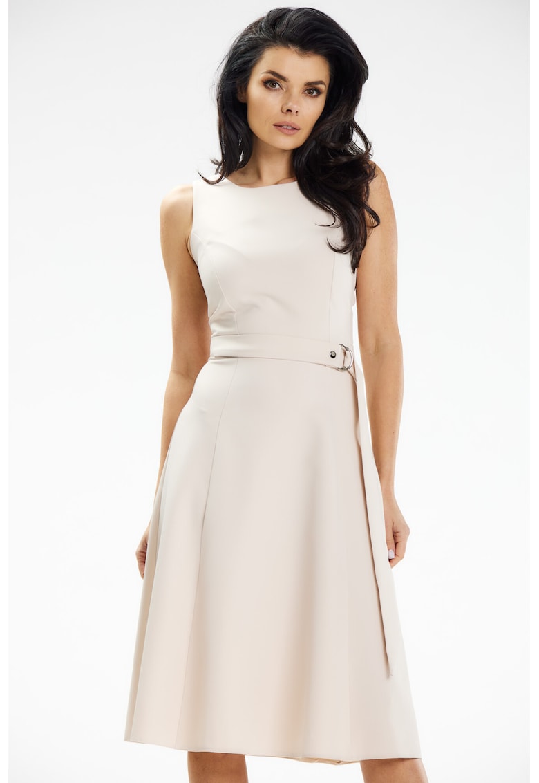 Rochie dama poliester - A633 - Bej -