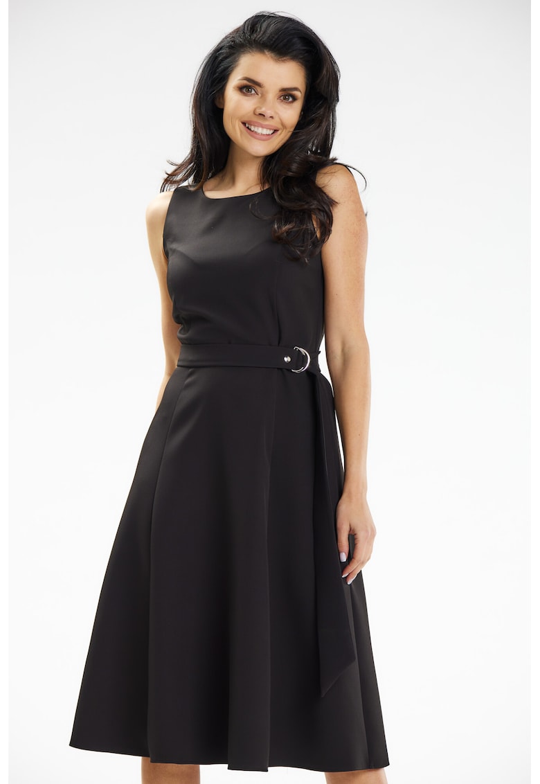 Rochie dama poliester - negru A633