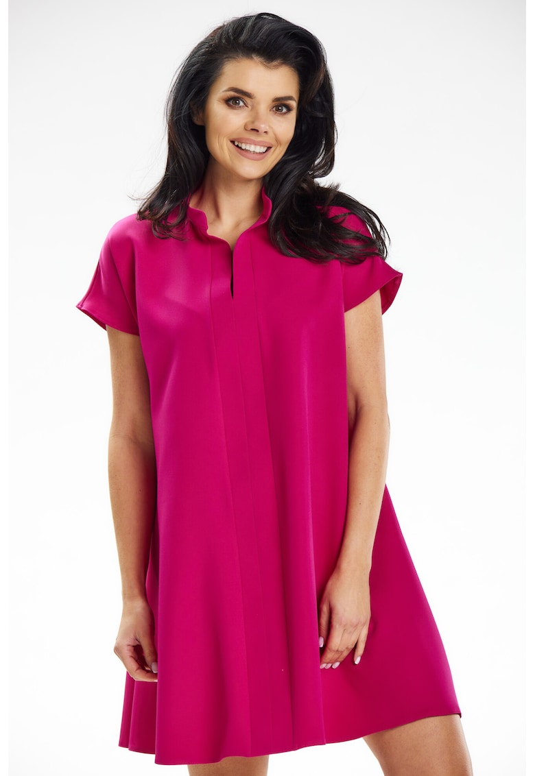 Rochie dama poliester - A635 - Fuchsia -
