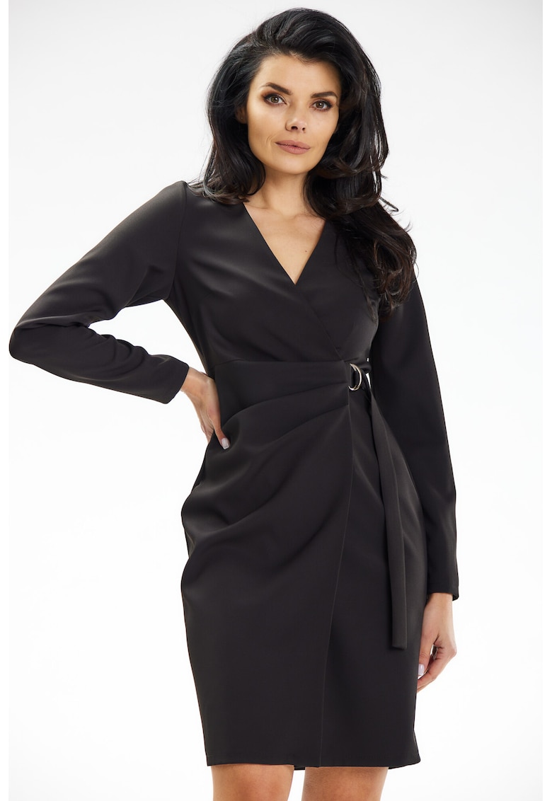 Rochie dama poliester - negru - A637