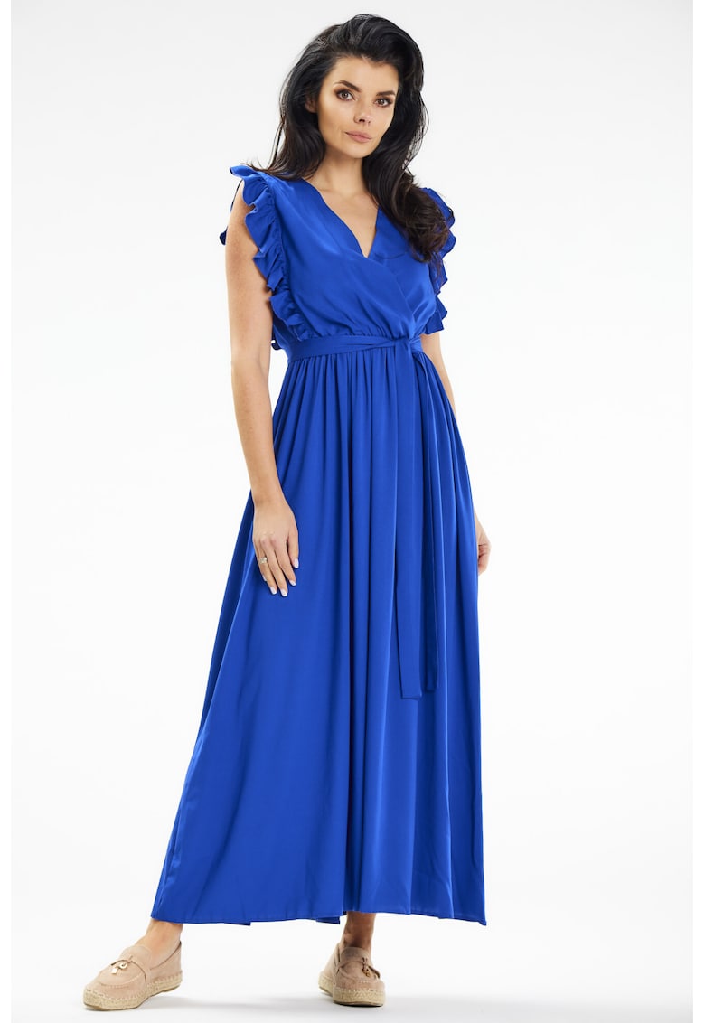 Rochie dama viscoza - A638 - Albastru -