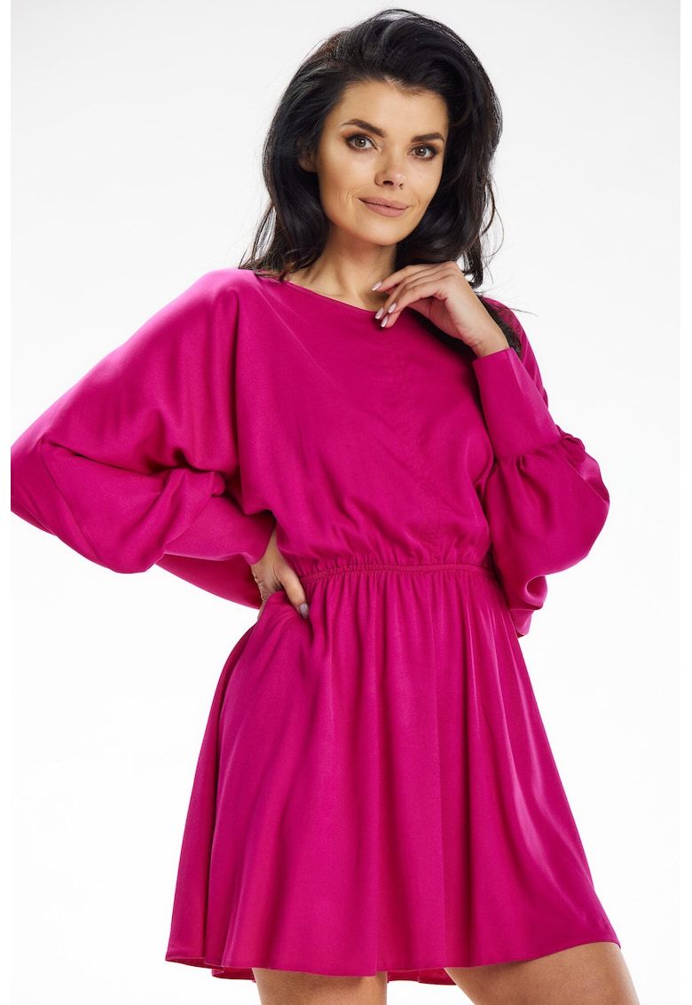 Rochie dama viscoza - A640 - Fuchsia -