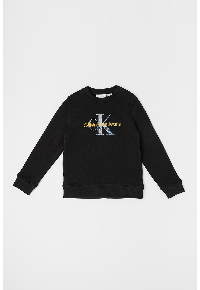 Bluza de trening din amestec de bumbac cu logo