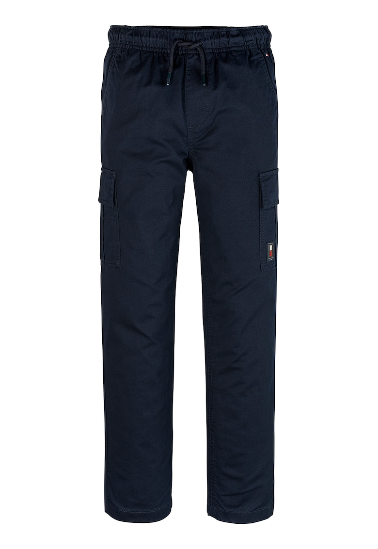 Pantaloni cargo cu snur