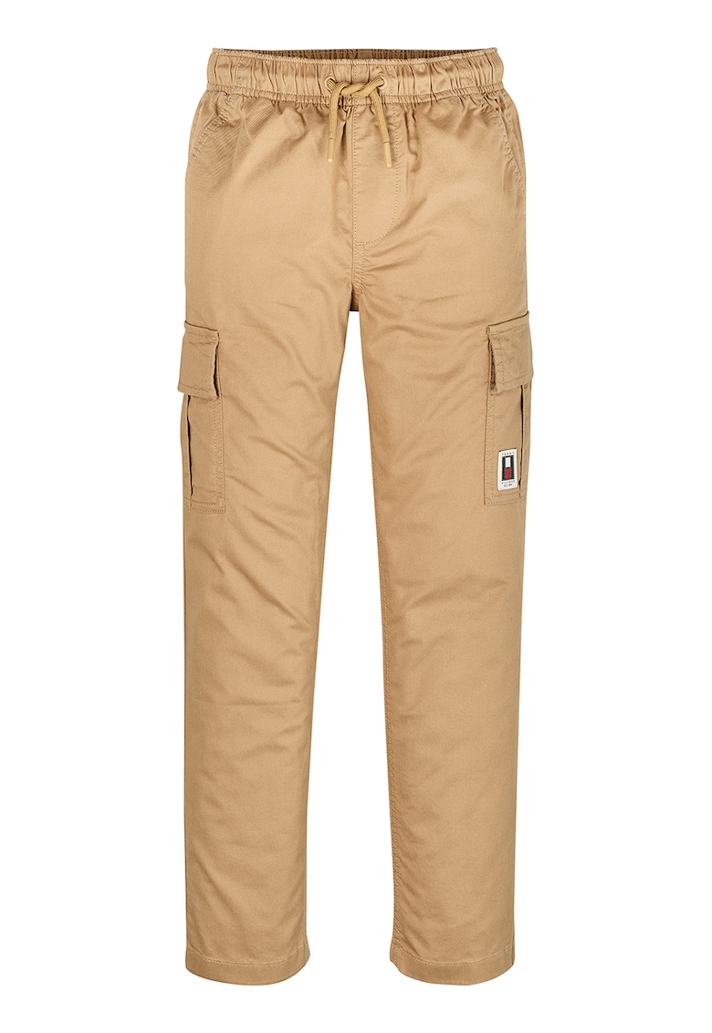 Pantaloni cargo cu snur