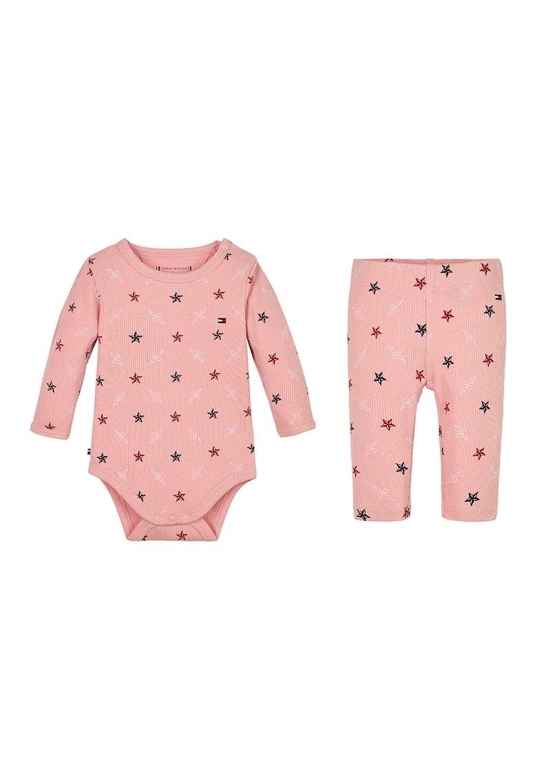 Set de colanti si body cu striatii - 2 piese