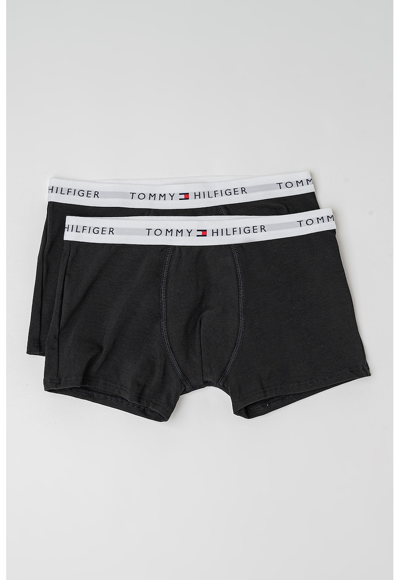 Set de boxeri din amestec de bumbac - 2 perechi - Negru stins