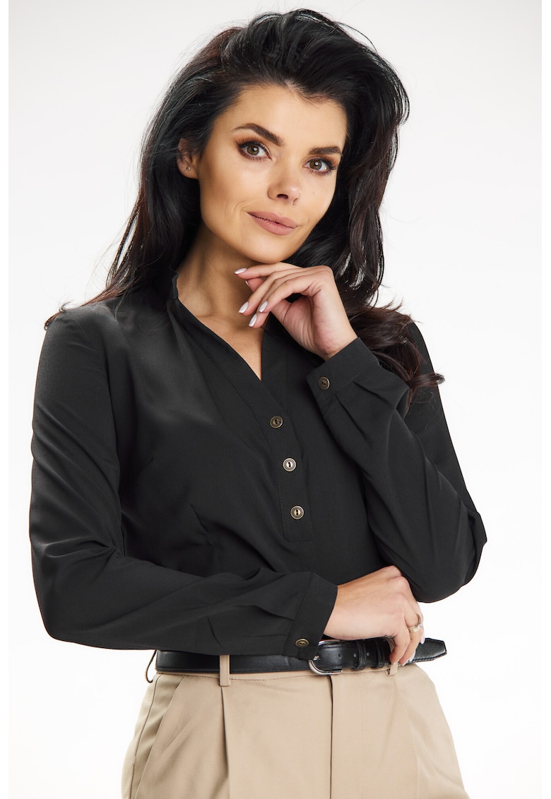 Camasa dama poliester Negru