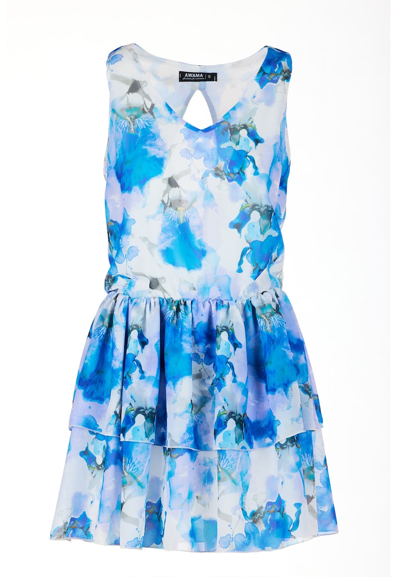 Rochie A501 - Poliester - Albastru