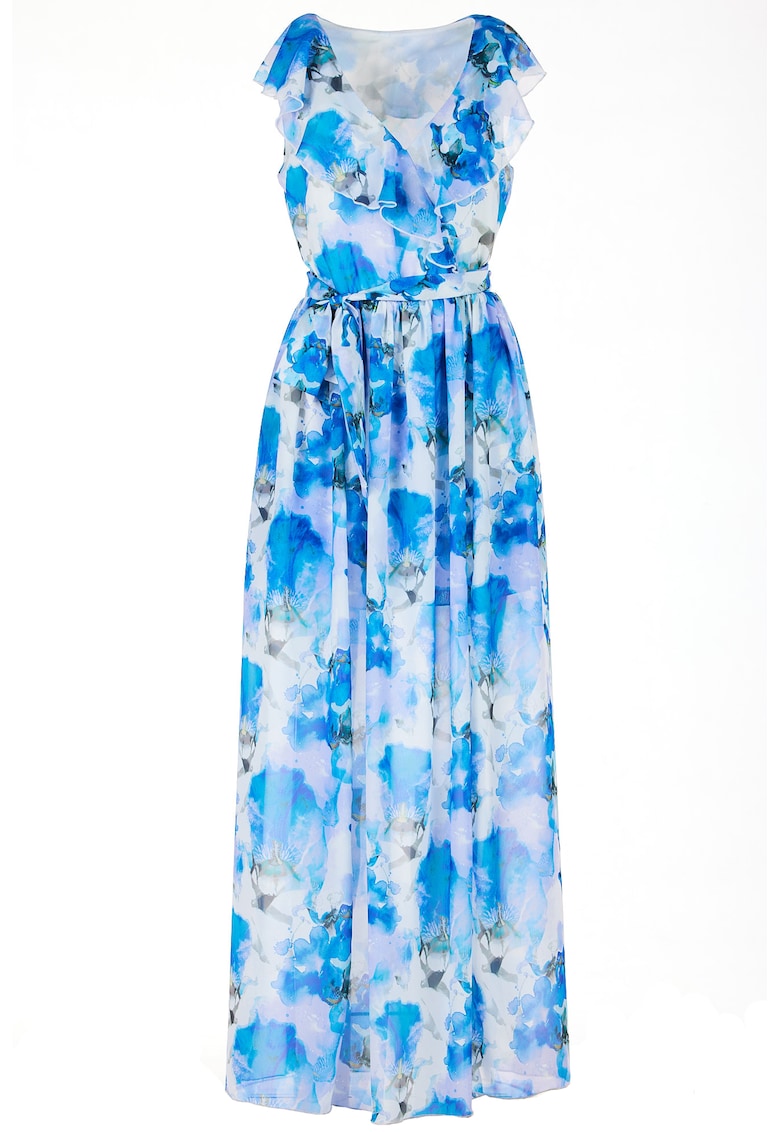 Rochie A502 - Poliester - Albastru