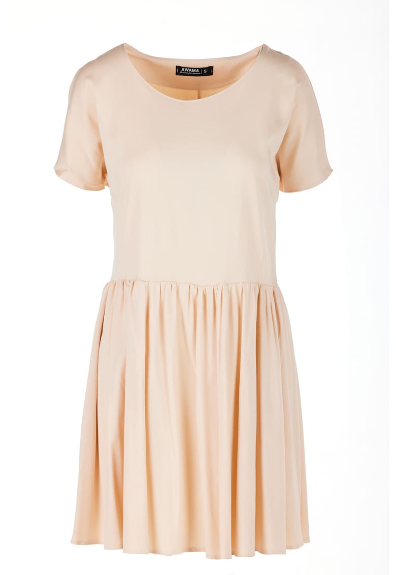 Rochie A517 - Poliester - Bej
