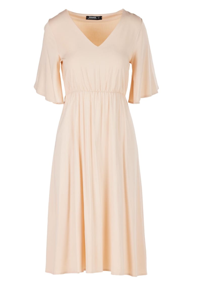 Rochie A518 - Poliester - Bej
