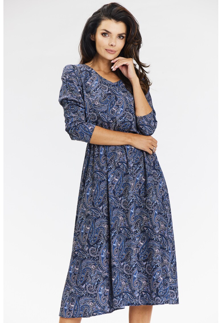 Rochie Rochie dama poliester - A666 - Model bleumarin -