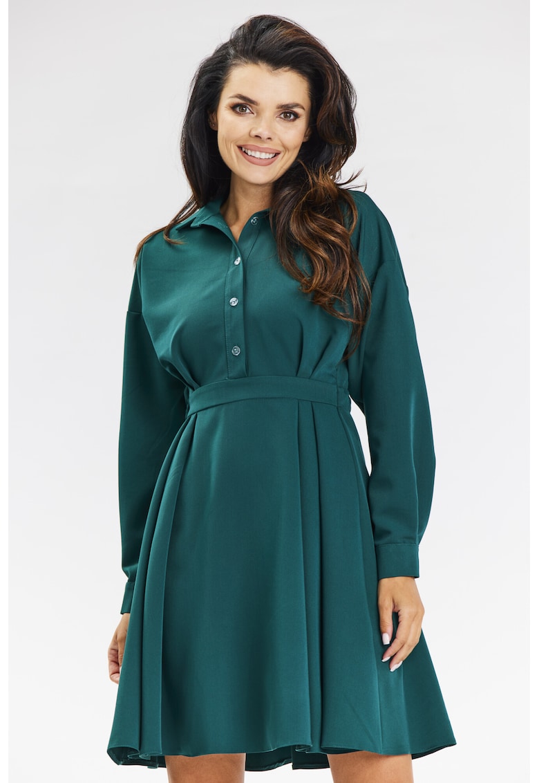 Rochie dama poliester - A668 - verde-