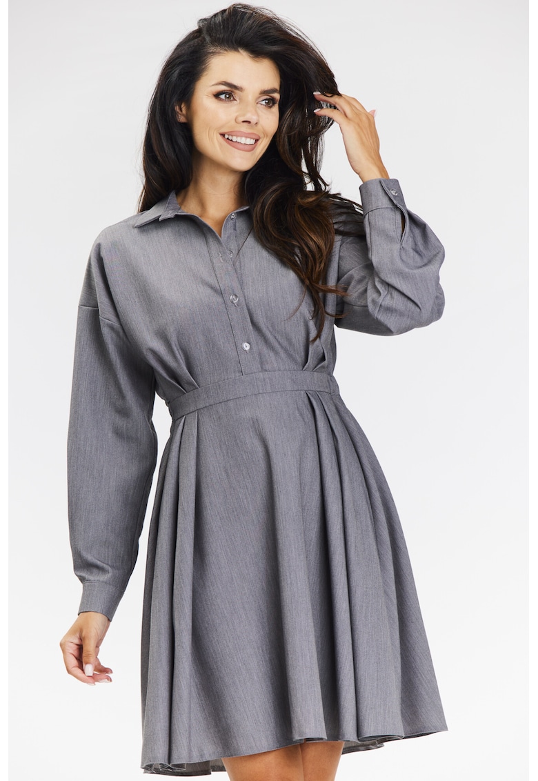 Rochie dama poliester - A668 - Gri -