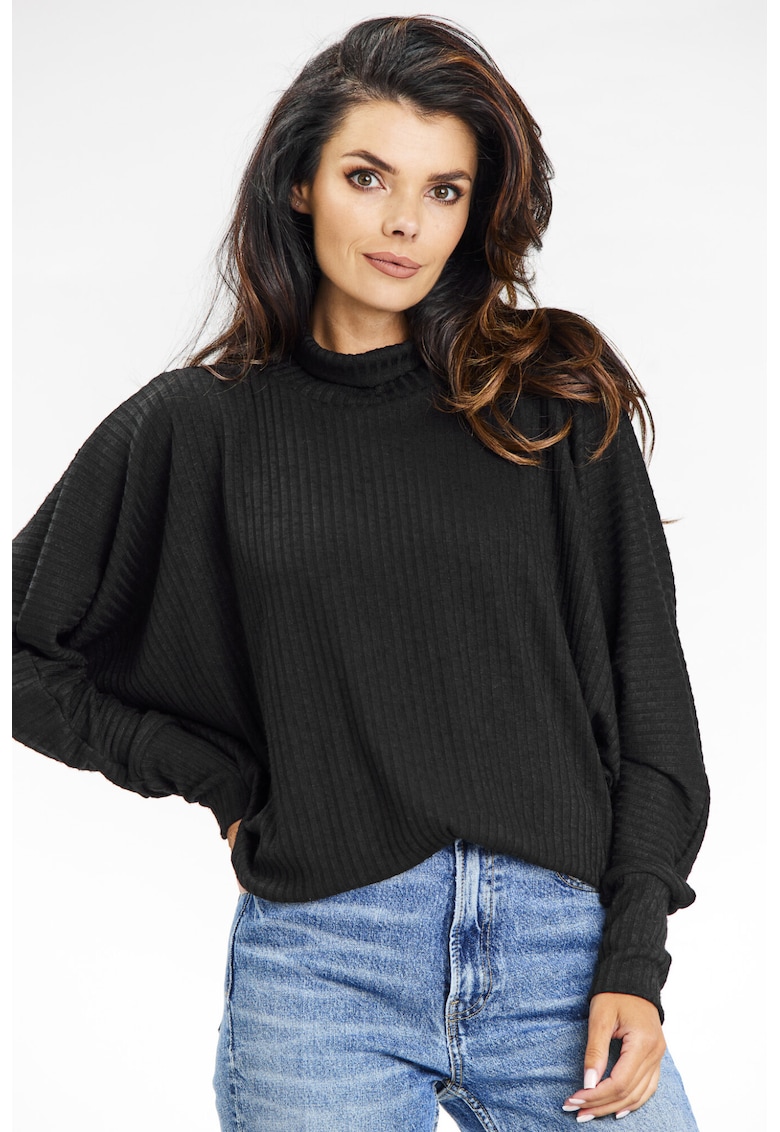 Pulover dama poliester Negru