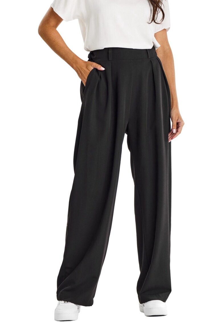 Pantaloni dama - Viscoza - Negru