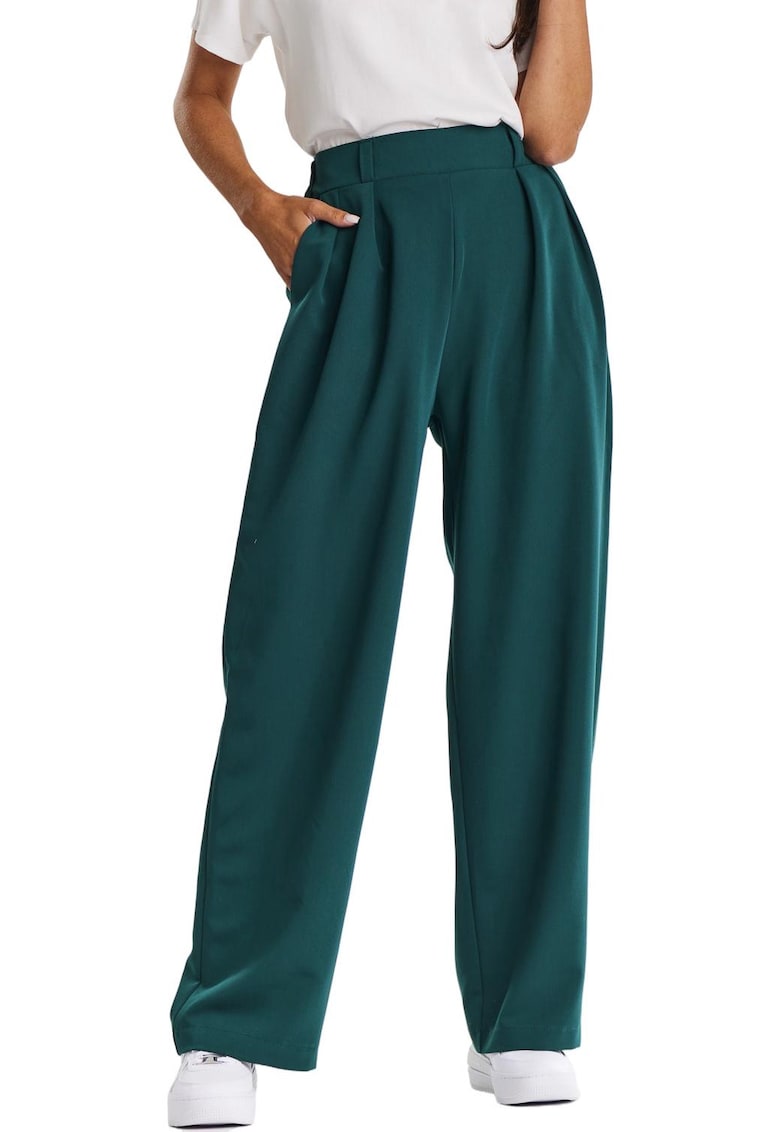Pantaloni dama - Viscoza - Verde