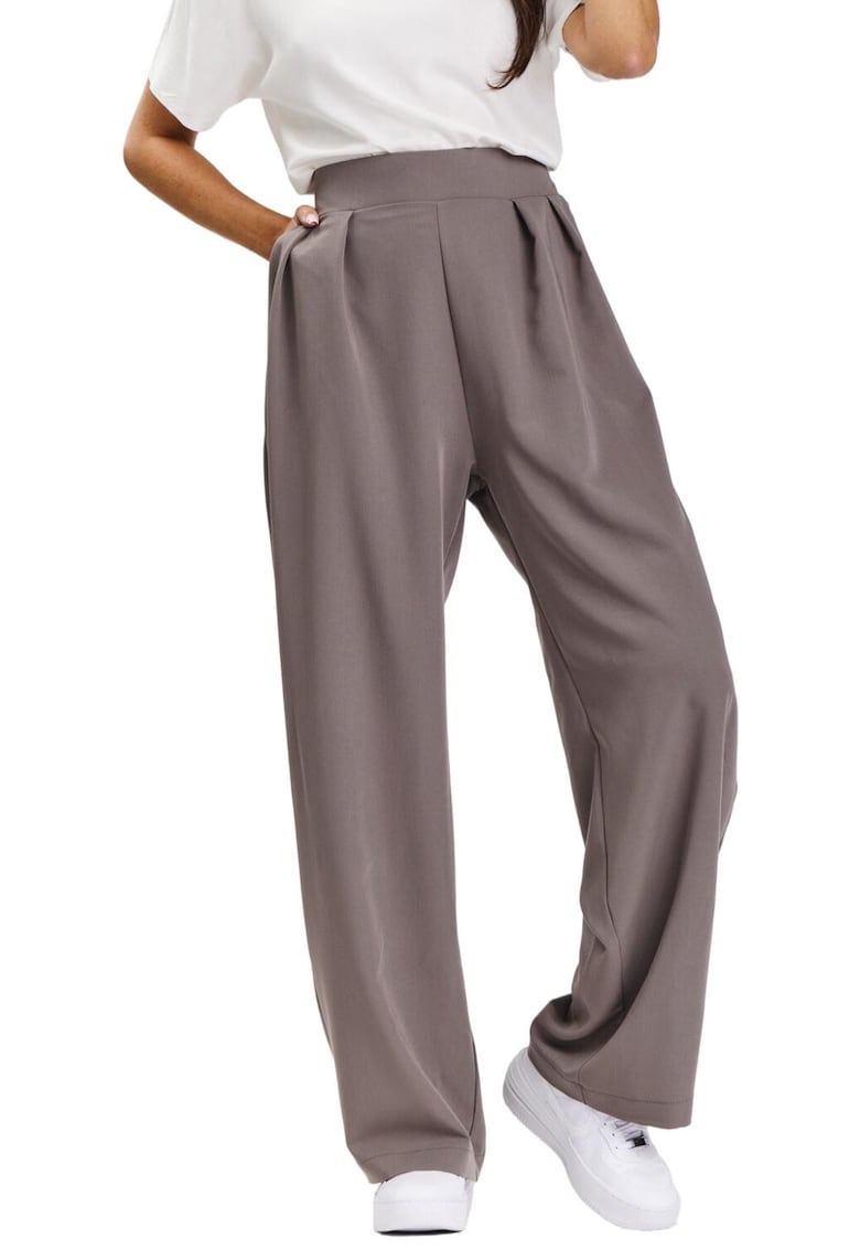 Pantaloni pentru dama - Viscoza - Bej