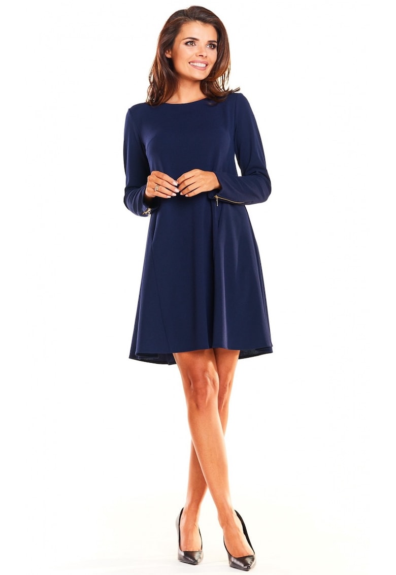Rochie Rochie dama poliester - A661 - Bleumarin -