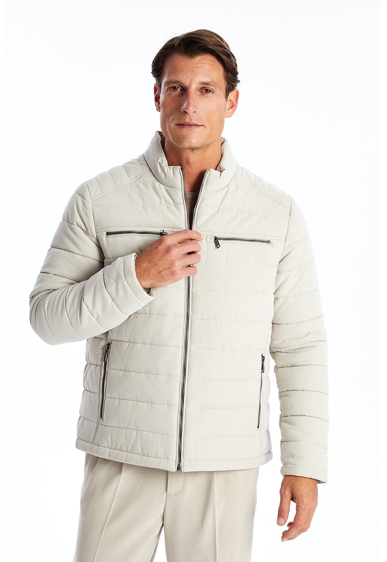 Geaca cu vatelina si guler scurt