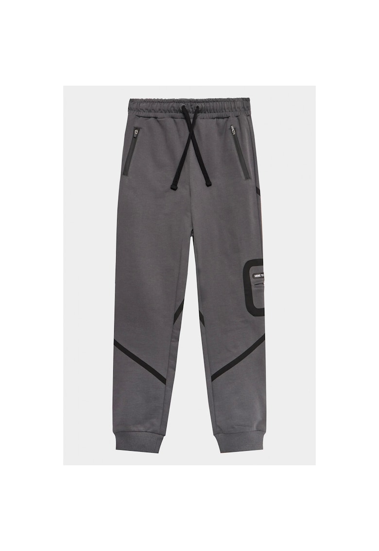 Pantaloni trening copii L3YQ14 - Gri