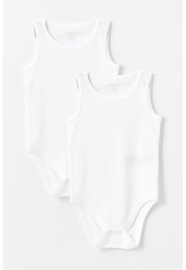 Set de body-uri de bumbac- 2 piese