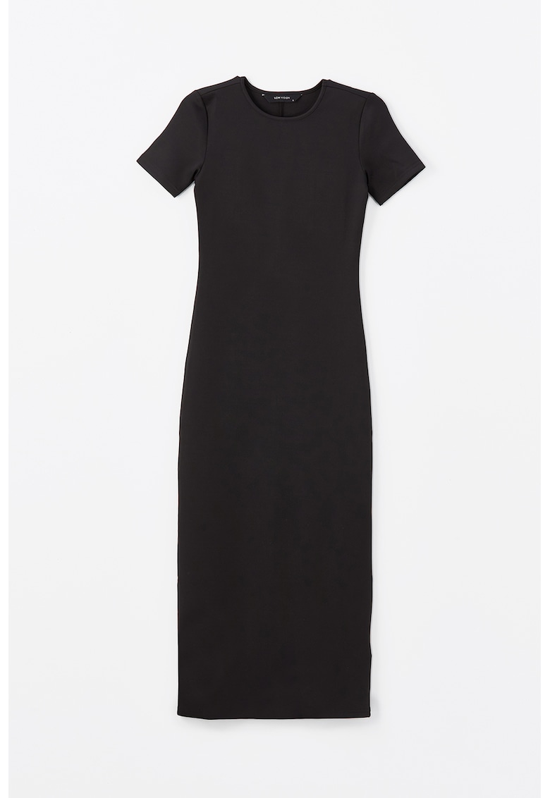 Rochie midi extra slim fit - Negru