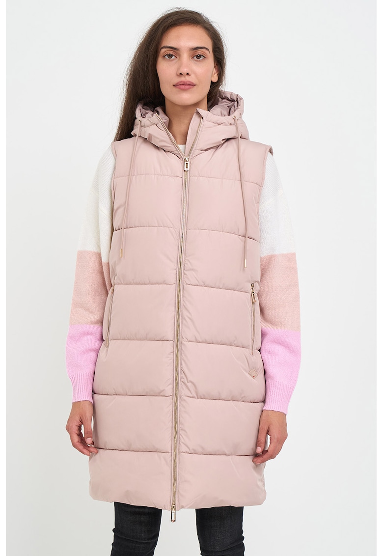 Geaca lunga matlasata