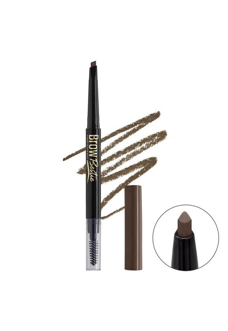 Creion de sprancene Brow Bestie Triangle Tip Brow Pencil GBP 373 Soft Brown - 0.25g